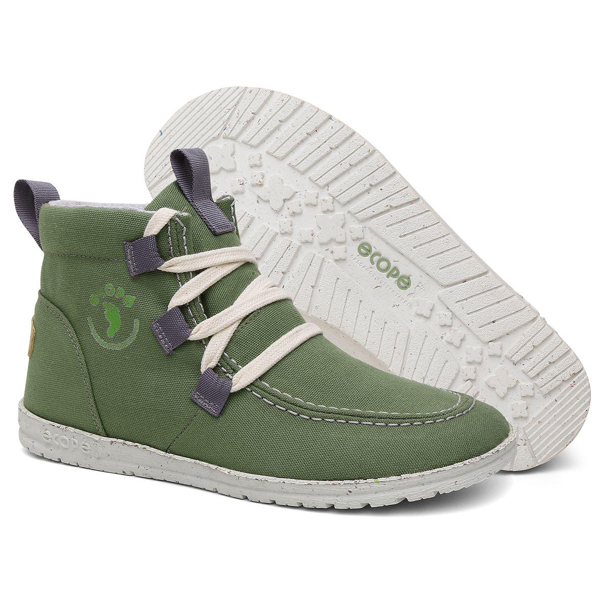 Tênis Bota Ecopé Unissex Sustentável Ecológica Confortável e