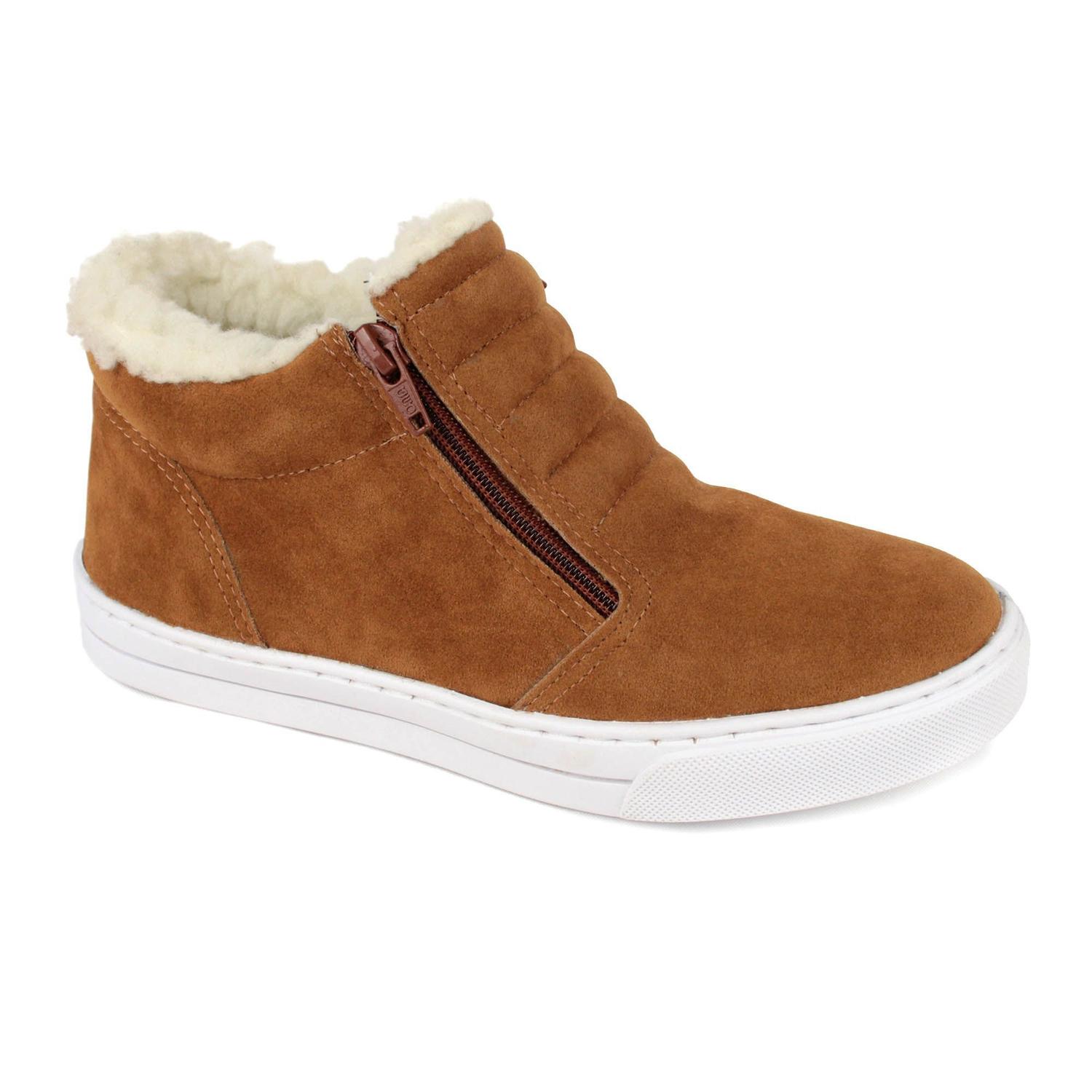 Tênis Botinha Feminino Forrado com Lã Passos - Bota Feminina - Magazine  Luiza