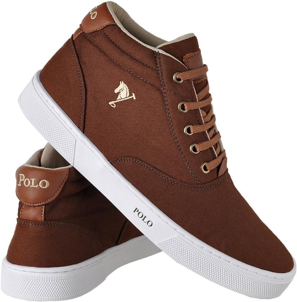 Tênis Botinha Polo Joy Masculino Cano Alto Casual Cadarço - Tênis Masculino  - Magazine Luiza