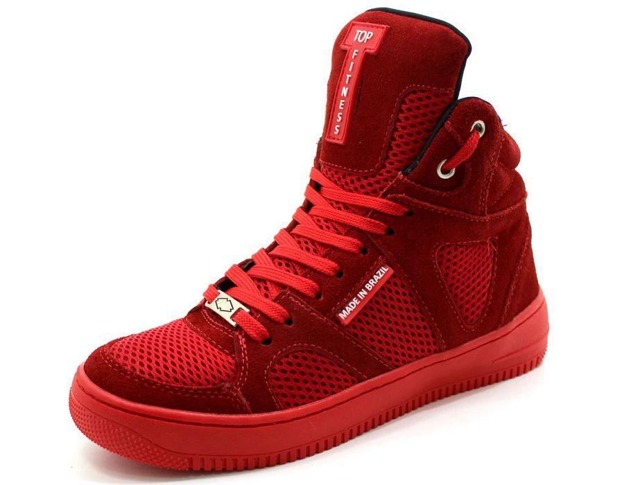 tenis vermelho botinha
