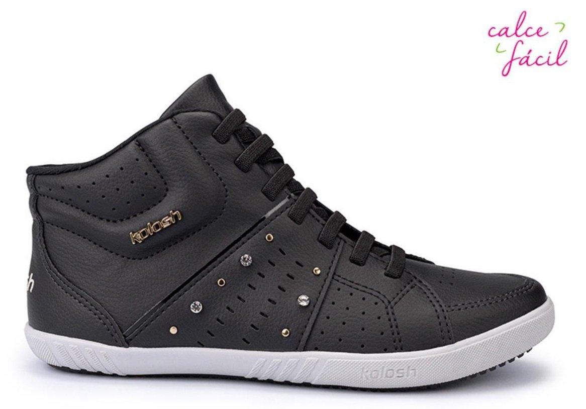 botinha kolosh branca