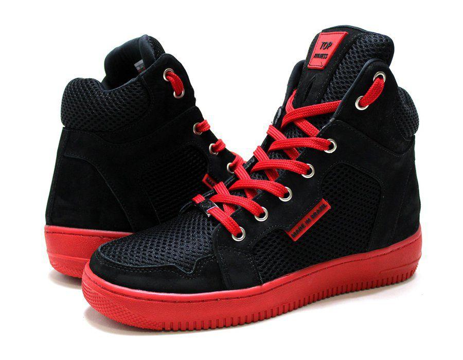 tenis da sola vermelha