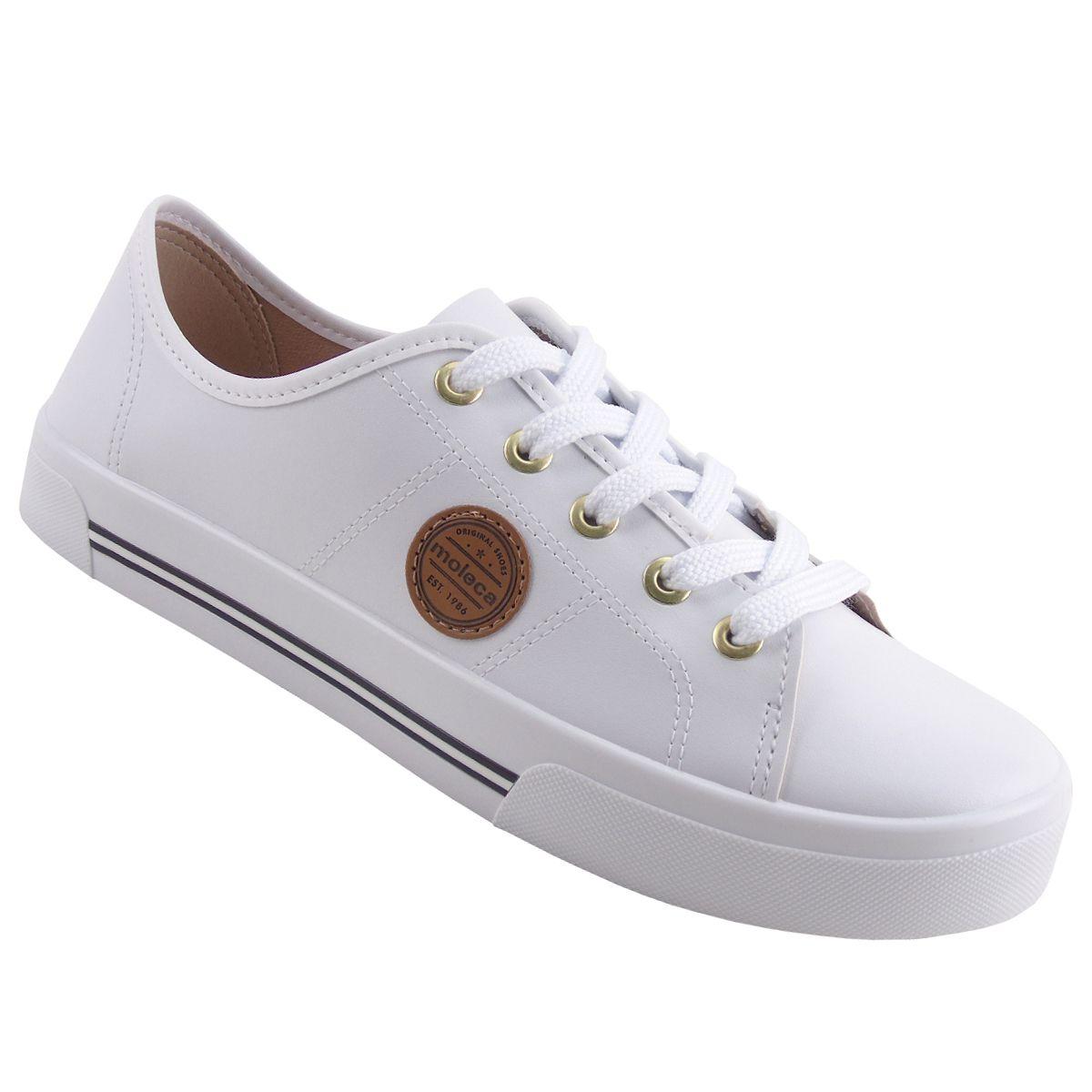 tenis casual branco feminino