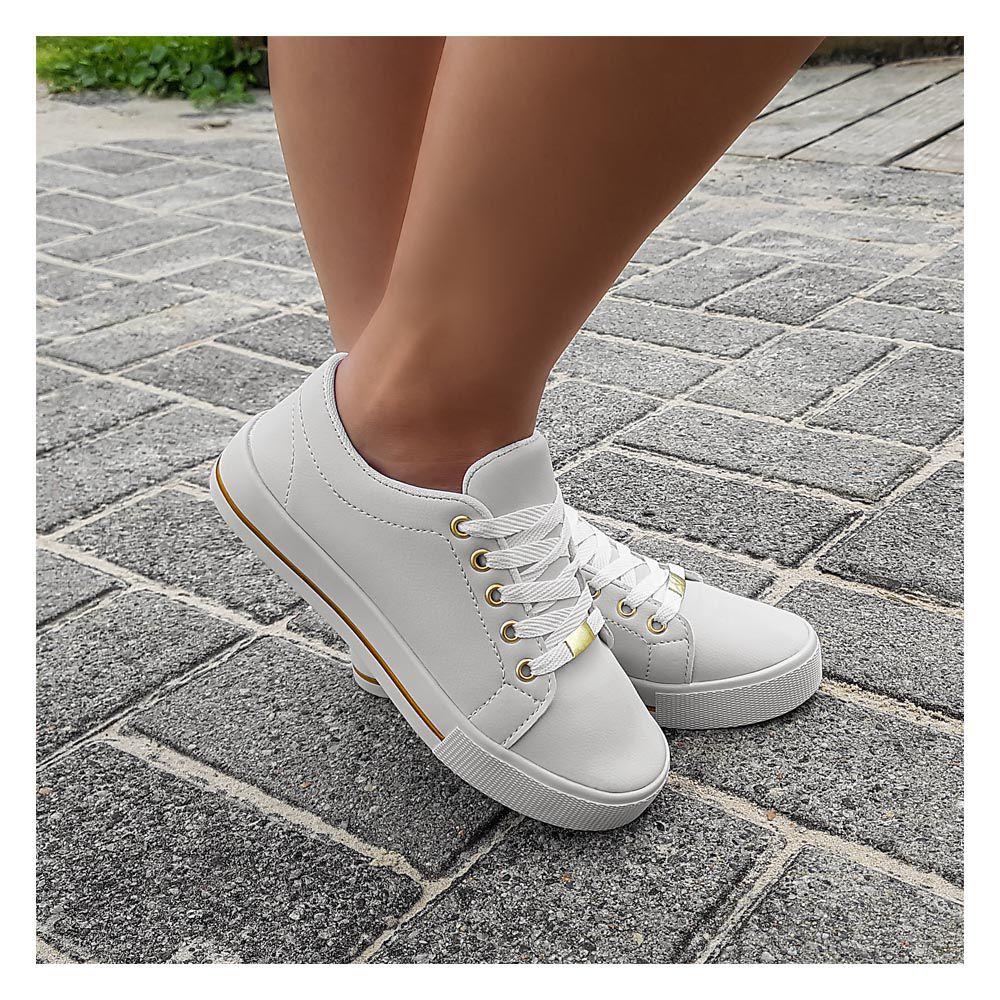Tenis branco feminino casual confortavel Moderno vastigriff 3310 - Calçados  Femininos - Magazine Luiza