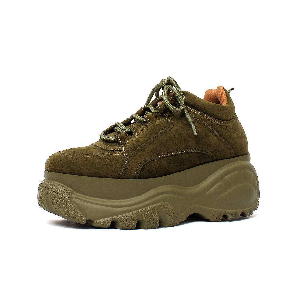 tenis dc verde militar