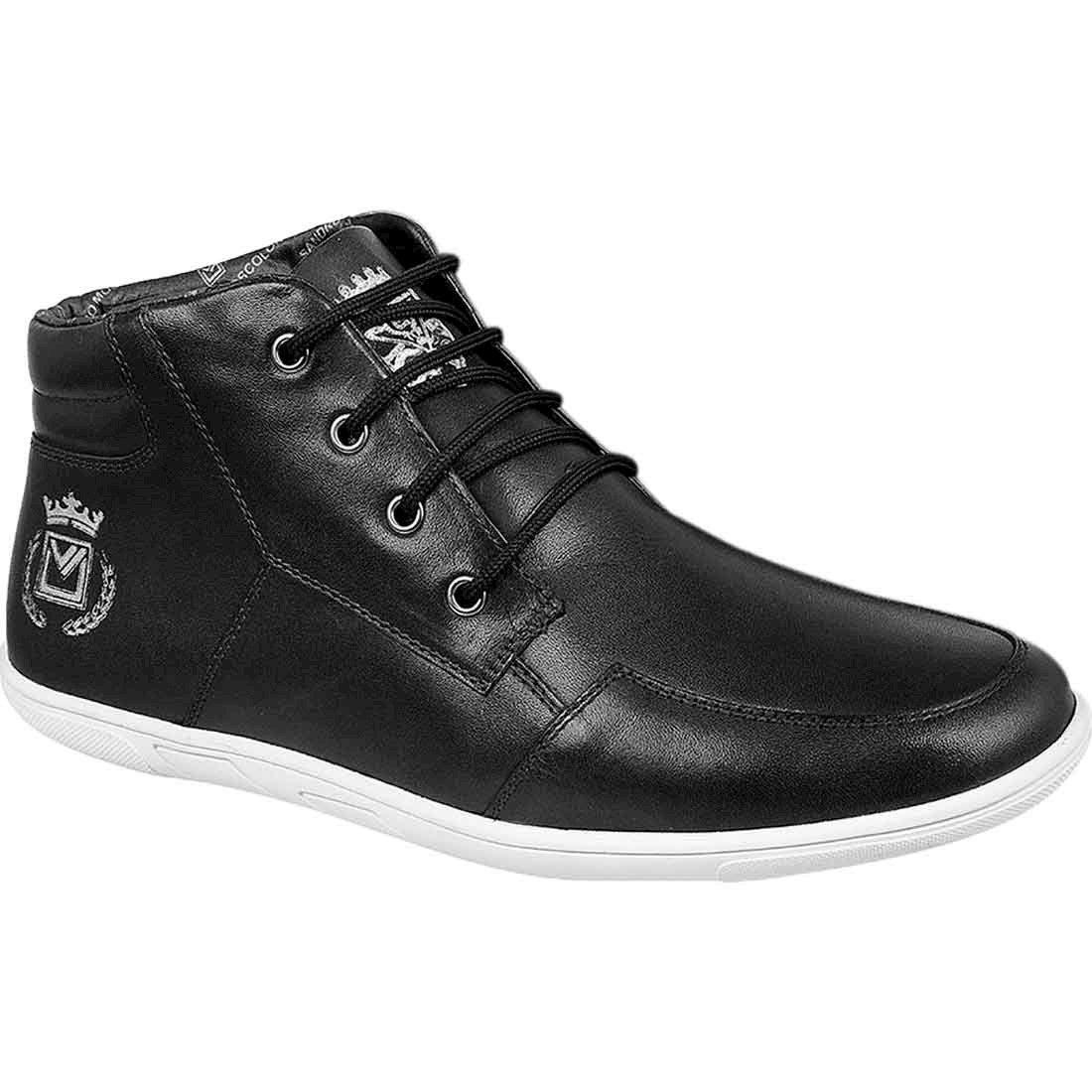 tenis masculino preto cano alto