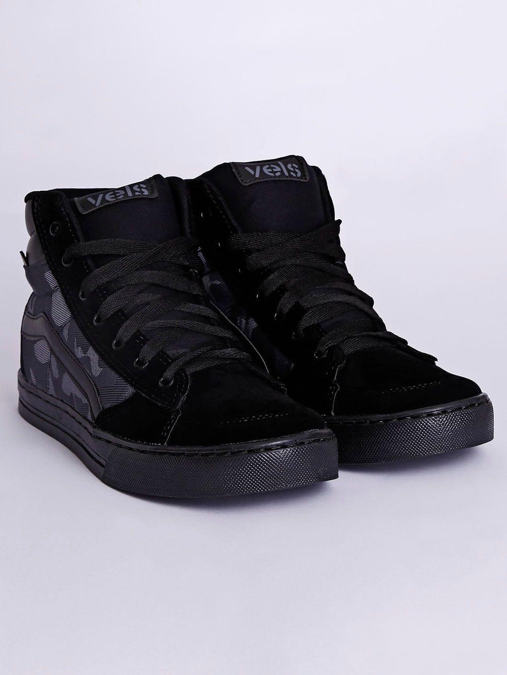 Tênis Cano Alto Masculino Rock Fit Hendrix Verde Camuflado | ROCK FIT