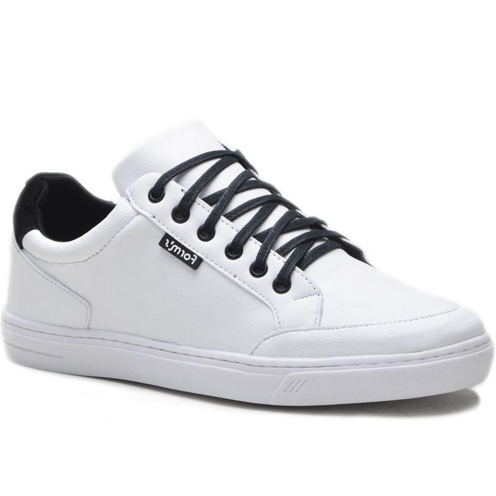 Tênis Cano Baixo Masculino Casual Form's Branco - Calçados Masculinos -  Magazine Luiza