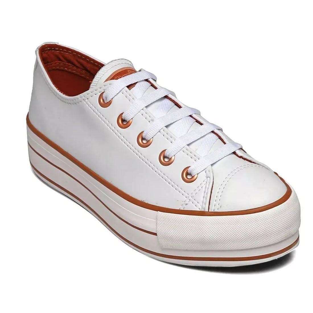 tenis capricho flatform branco