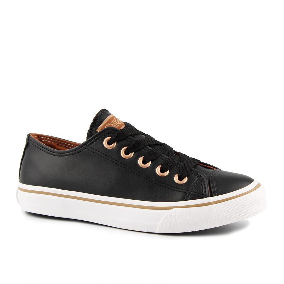 Tênis Casual Capricho Cano Alto Preto – SCALCADOS