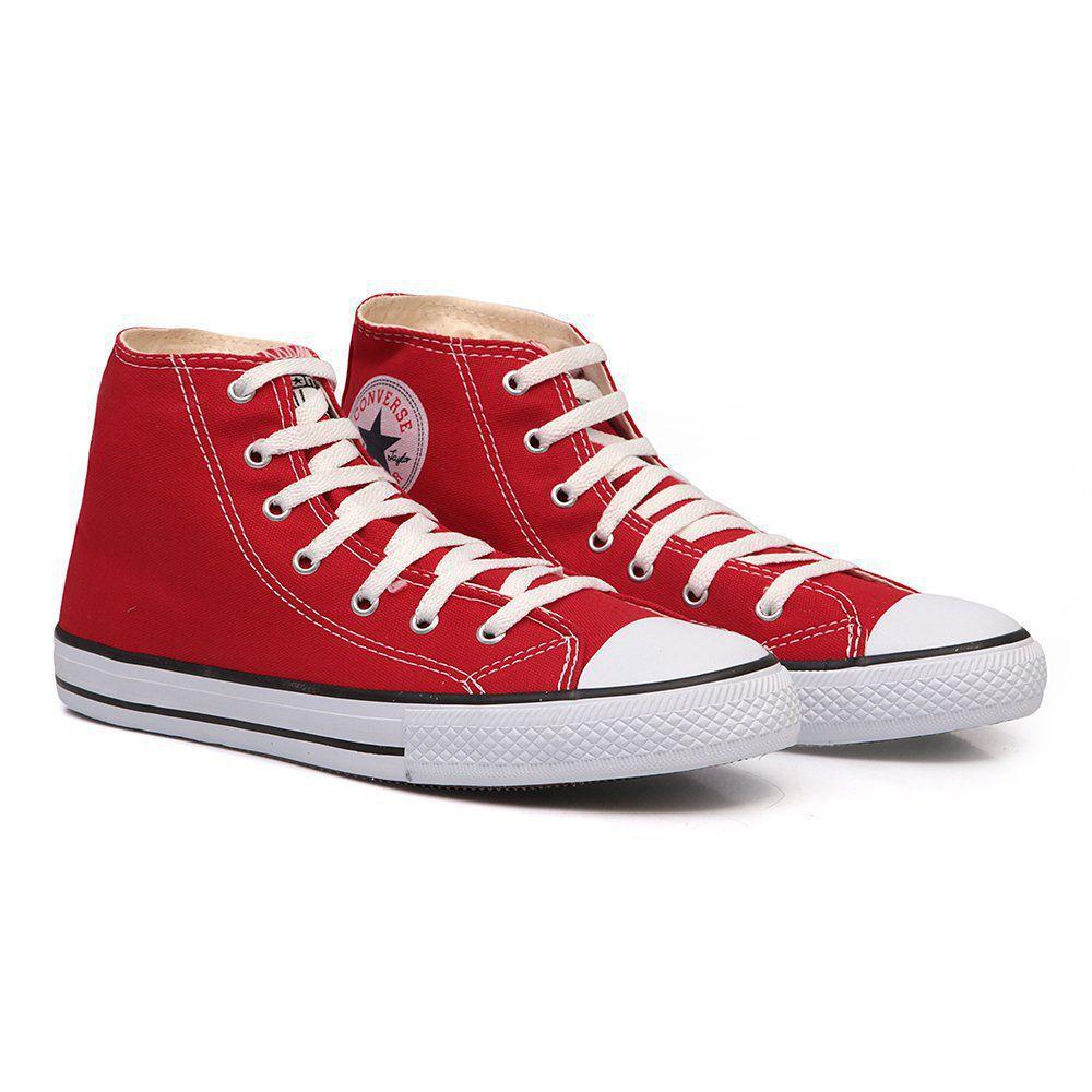 all star cano longo vermelho