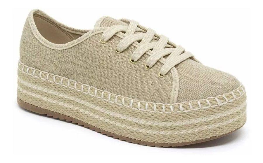 Tenis Casual Feminino Beira Rio 4232.100 - Cru - Tênis Feminino - Magazine Luiza