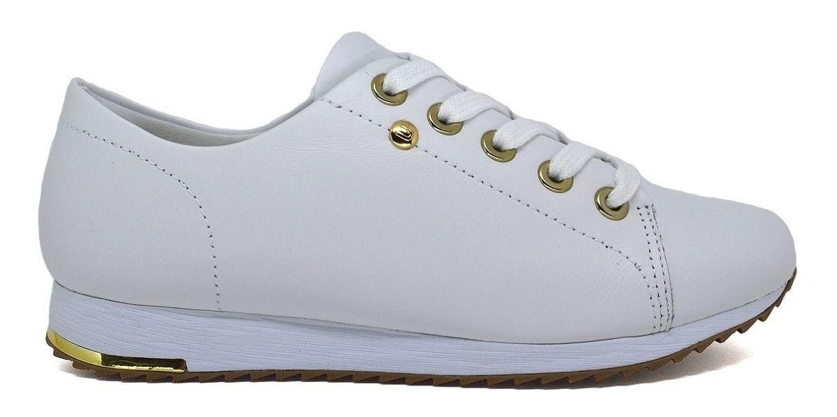 Tênis Casual Feminino Couro Conforto Original Usaflex V9109 - Calçados  Femininos - Magazine Luiza