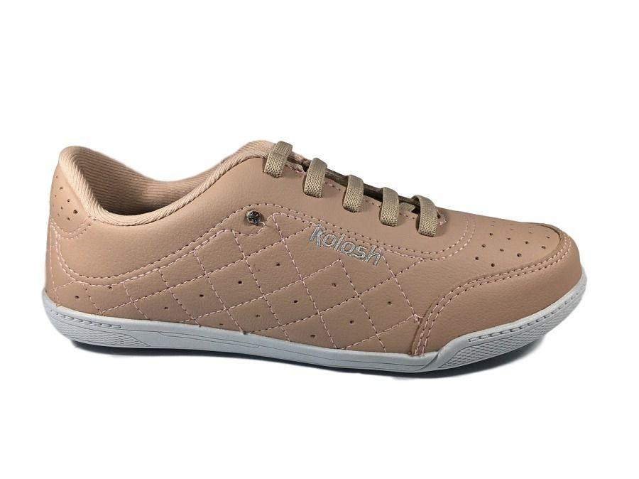 tenis casual kolosh rosa