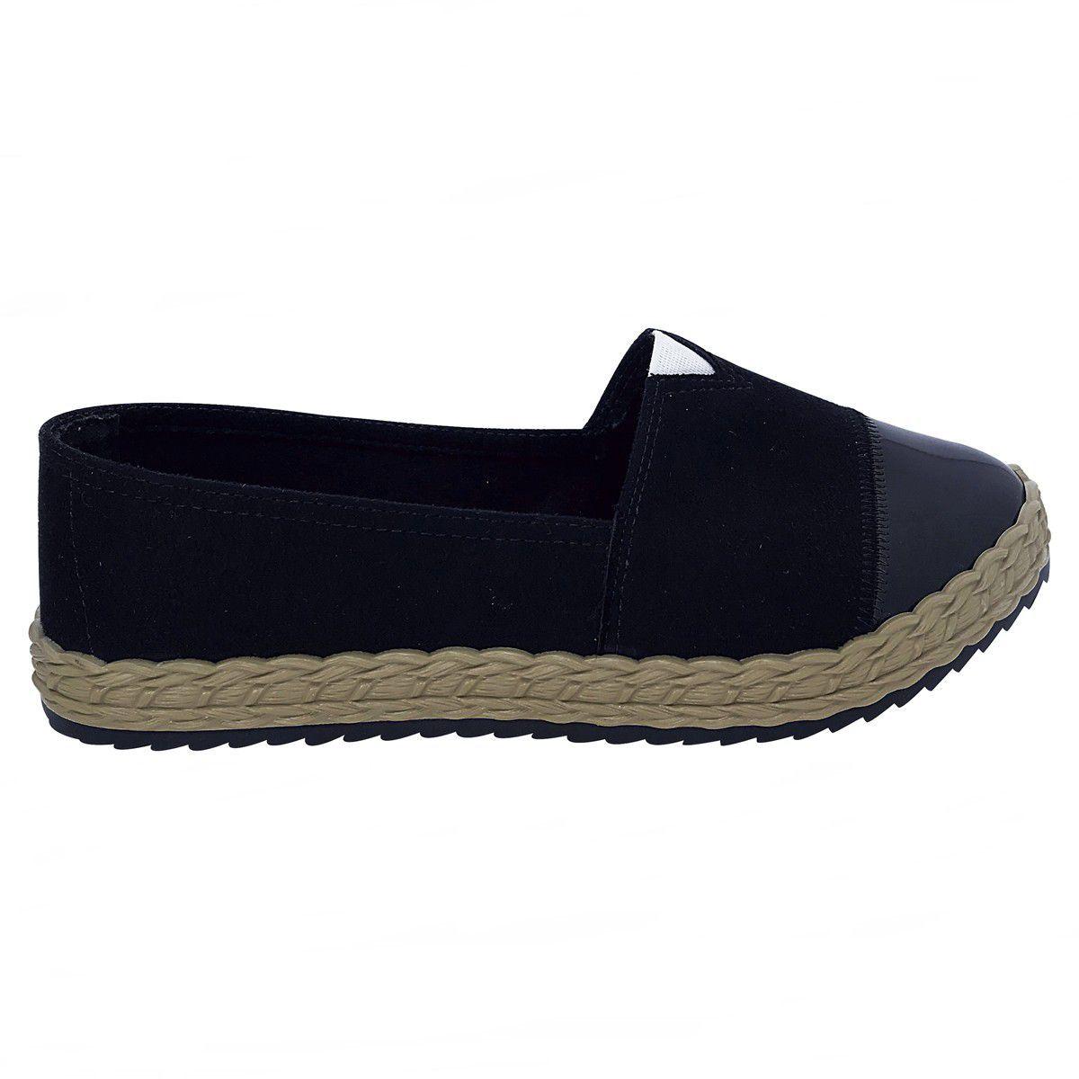 tênis envernizado feminino