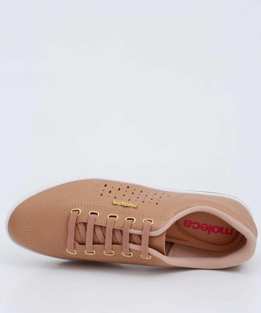 Tênis Casual Feminino Recorte Laser Moleca - Calçados Femininos - Magazine  Luiza