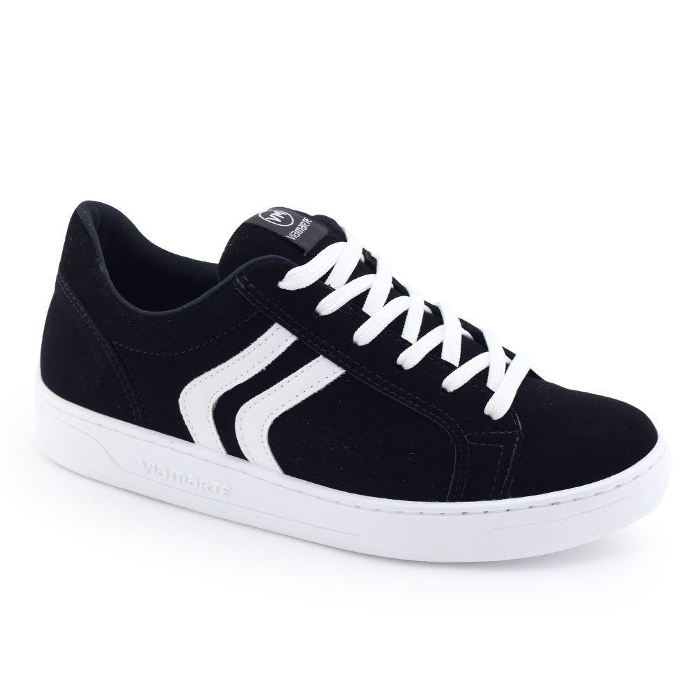 Tênis Casual Feminino Via Marte 21-1308 Nobuck Preto - Tênis Feminino -  Magazine Luiza