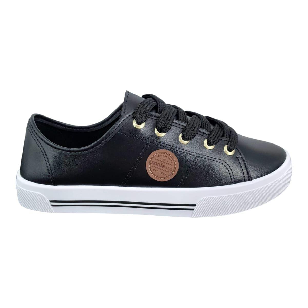 Tênis Preto Feminino Tenis Feminino Para Escola Calçado TÃªnis