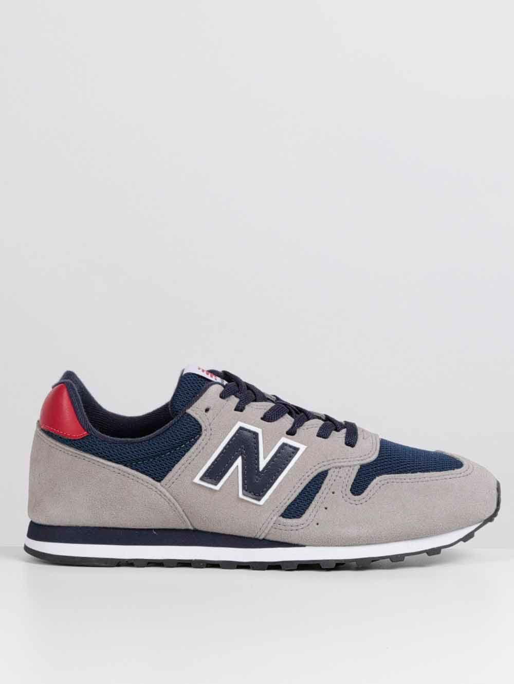new balance 373 cinza e azul