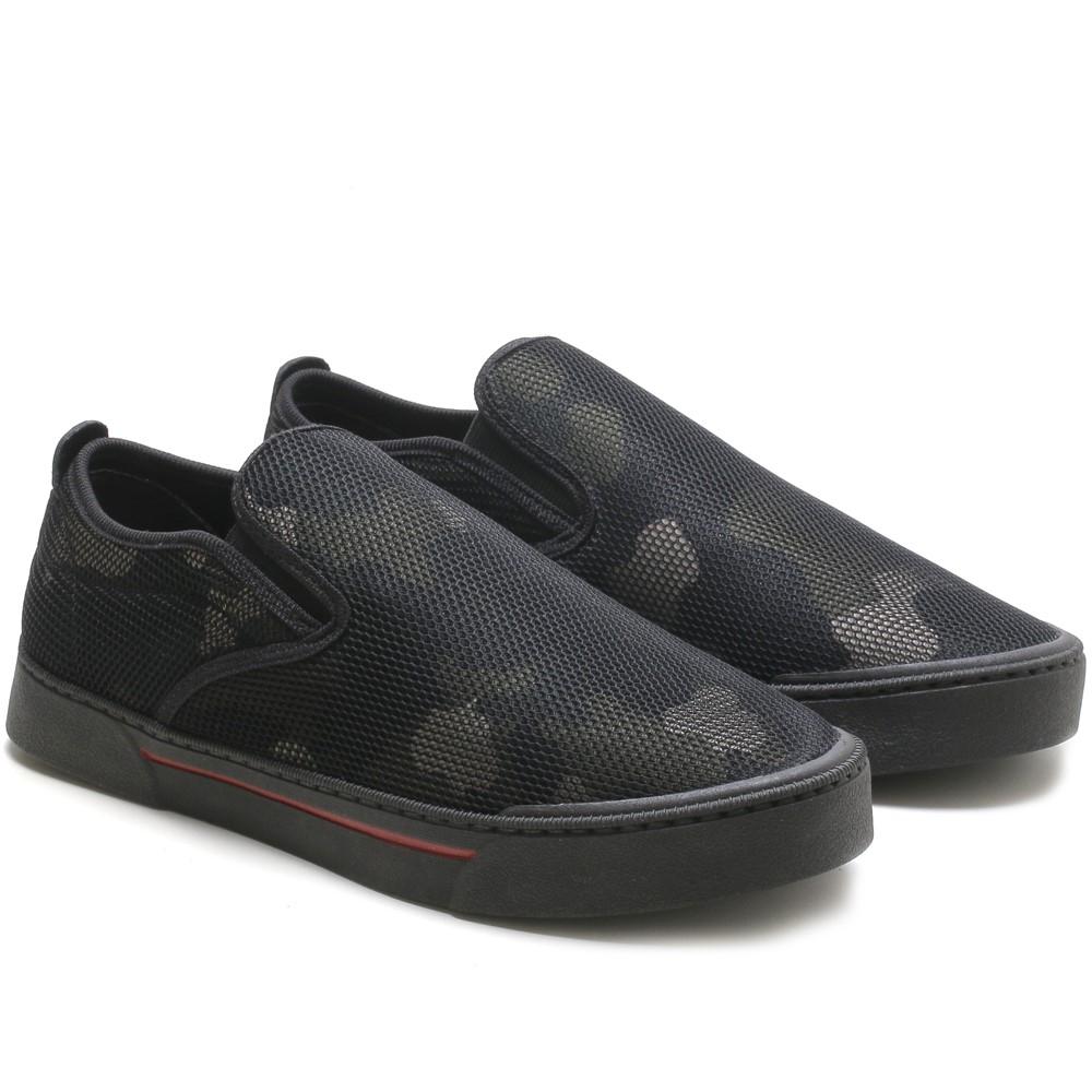 slip on camuflado
