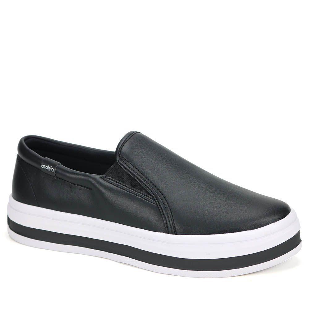 Tênis Casual Slip On Feminino Azaléia 819/672 - Slipper / Slip On Feminino  - Magazine Luiza