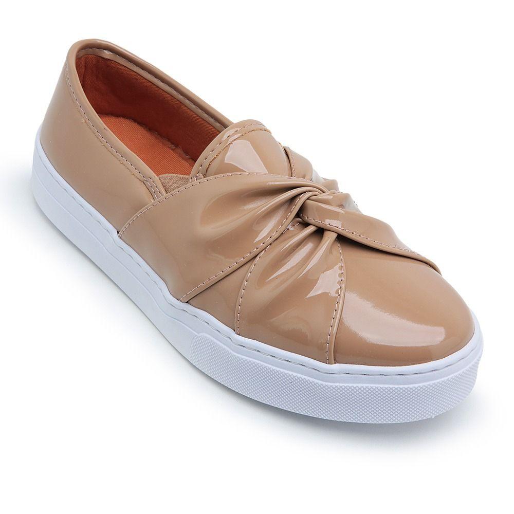 slip on feminino nude