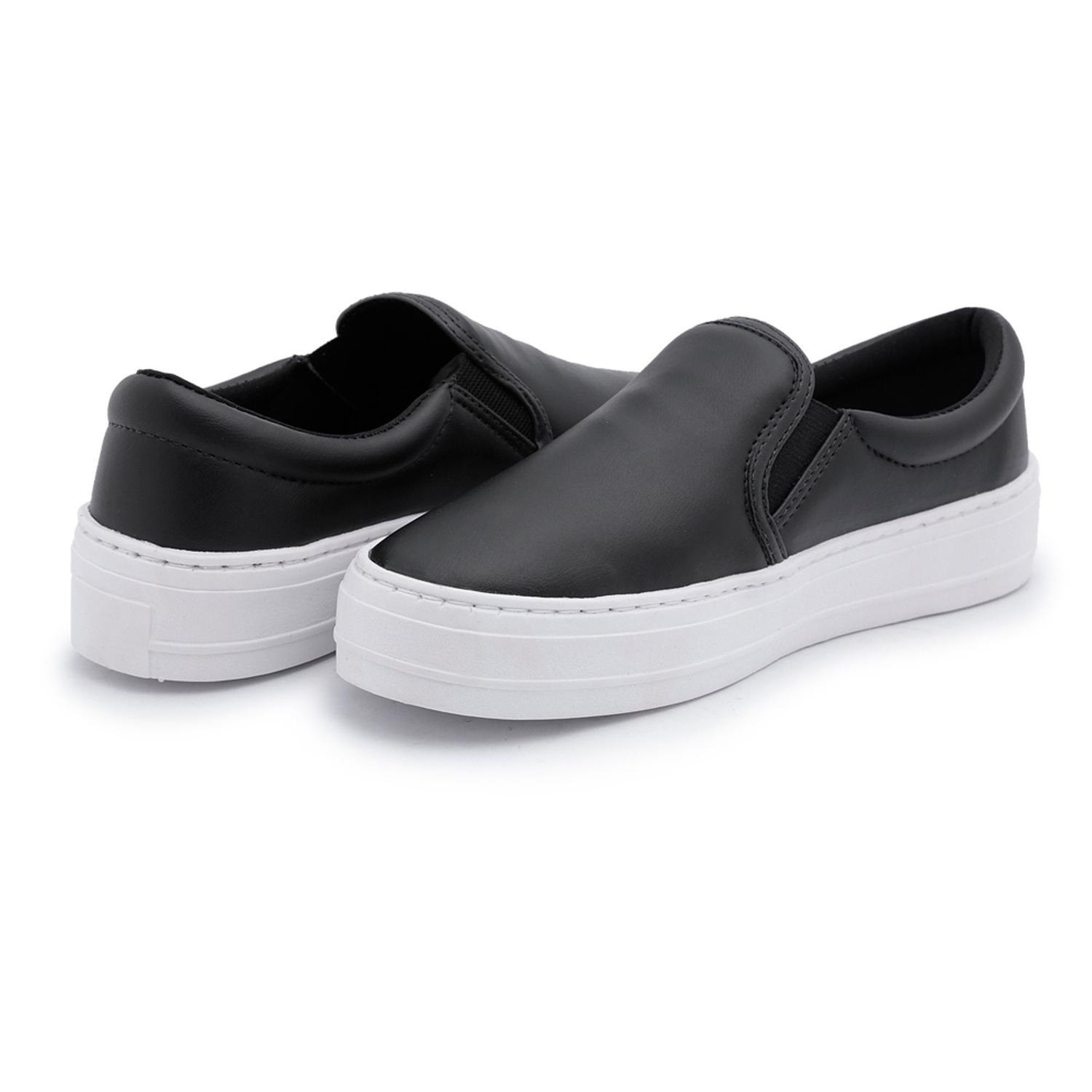 slip on nó preto