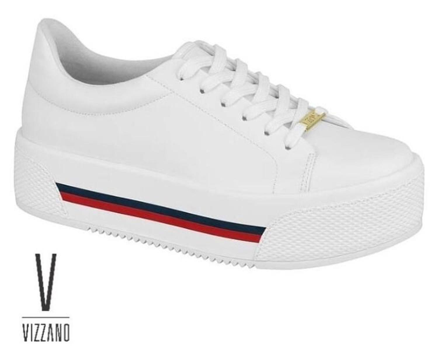 tenis casual vizzano branco