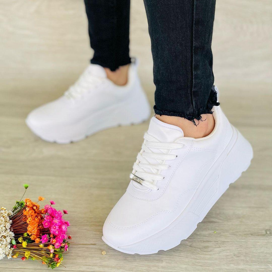 Calçados TÃªnis Feminino Vizzano Branco Sapato Feminino Branco