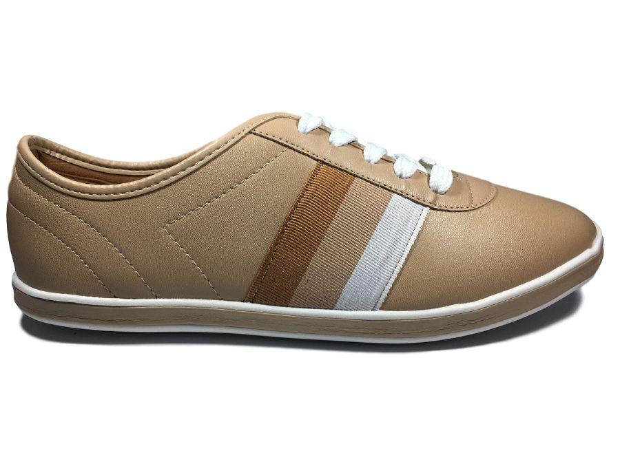 Tênis Casual Vizzano Gorgurão - Preto Bege Branco 1233.313 - Tênis Feminino - Magazine Luiza