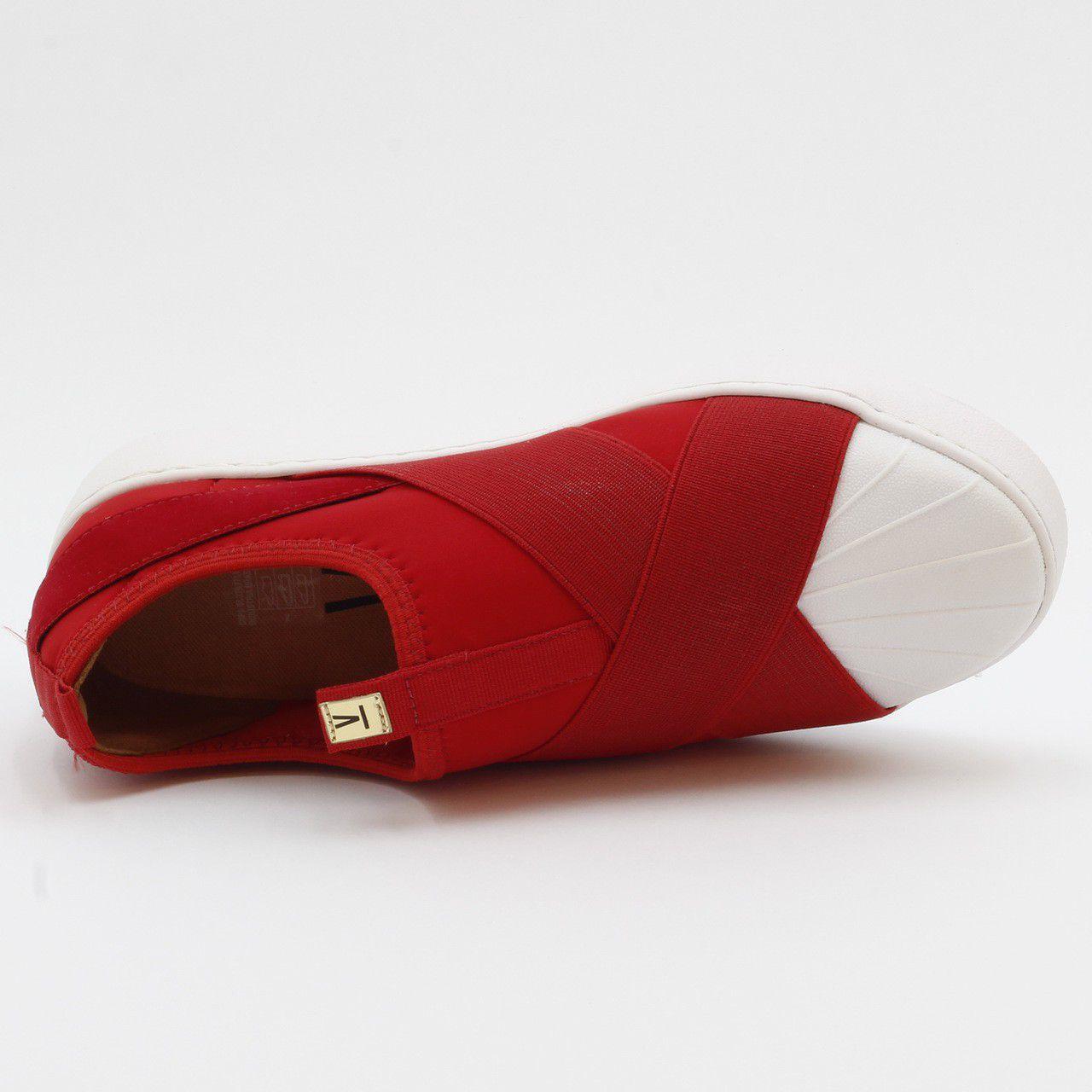 slip on vizzano vermelho