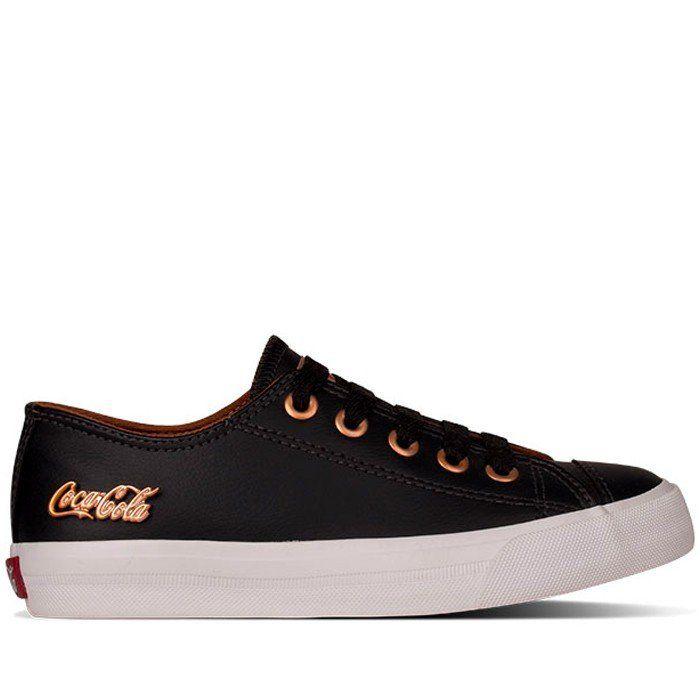 tênis coca cola basket floater low feminino rosa