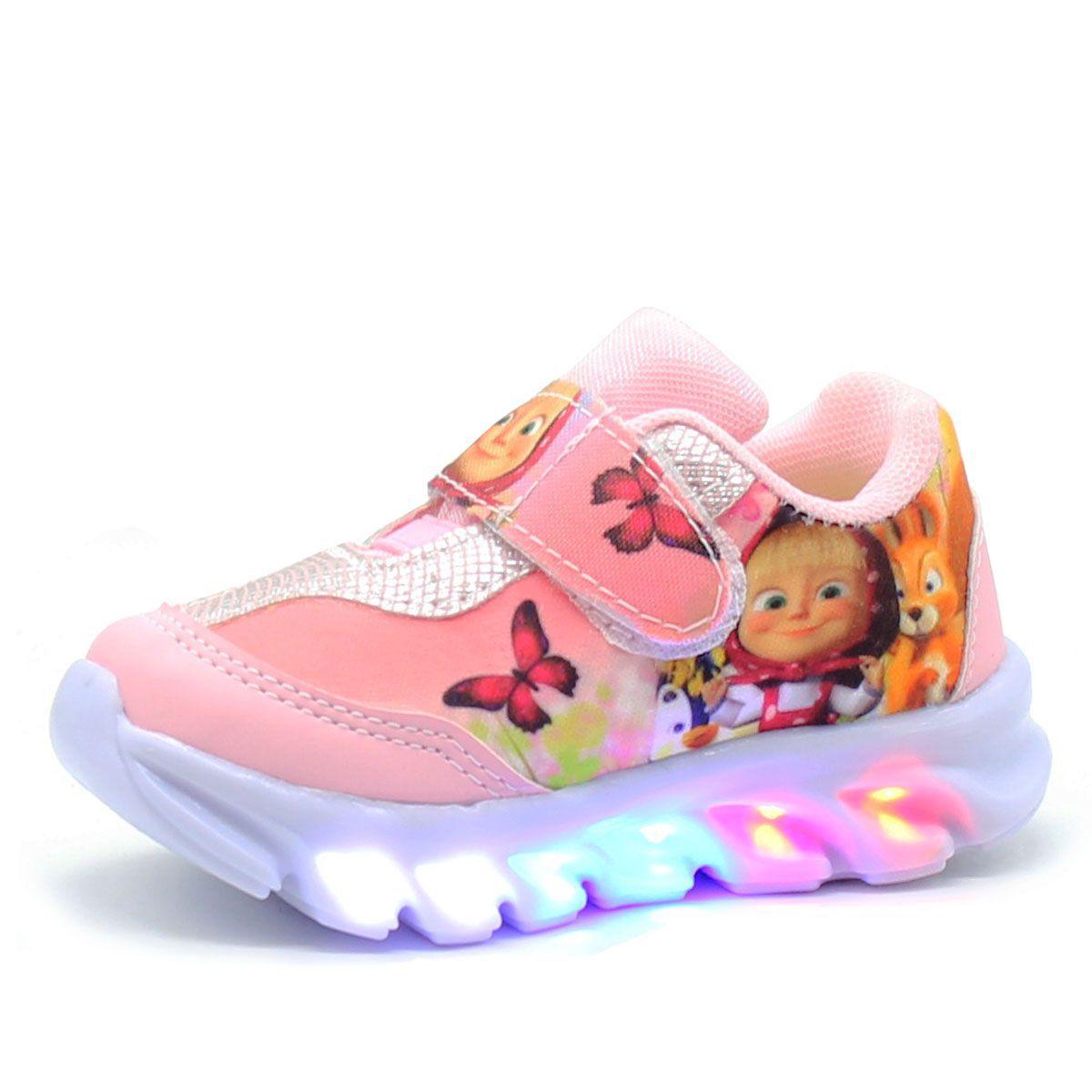 Tênis Infantil Masha E O Urso Pé Com Pé 128001 em Promoção | Ofertas na  Americanas