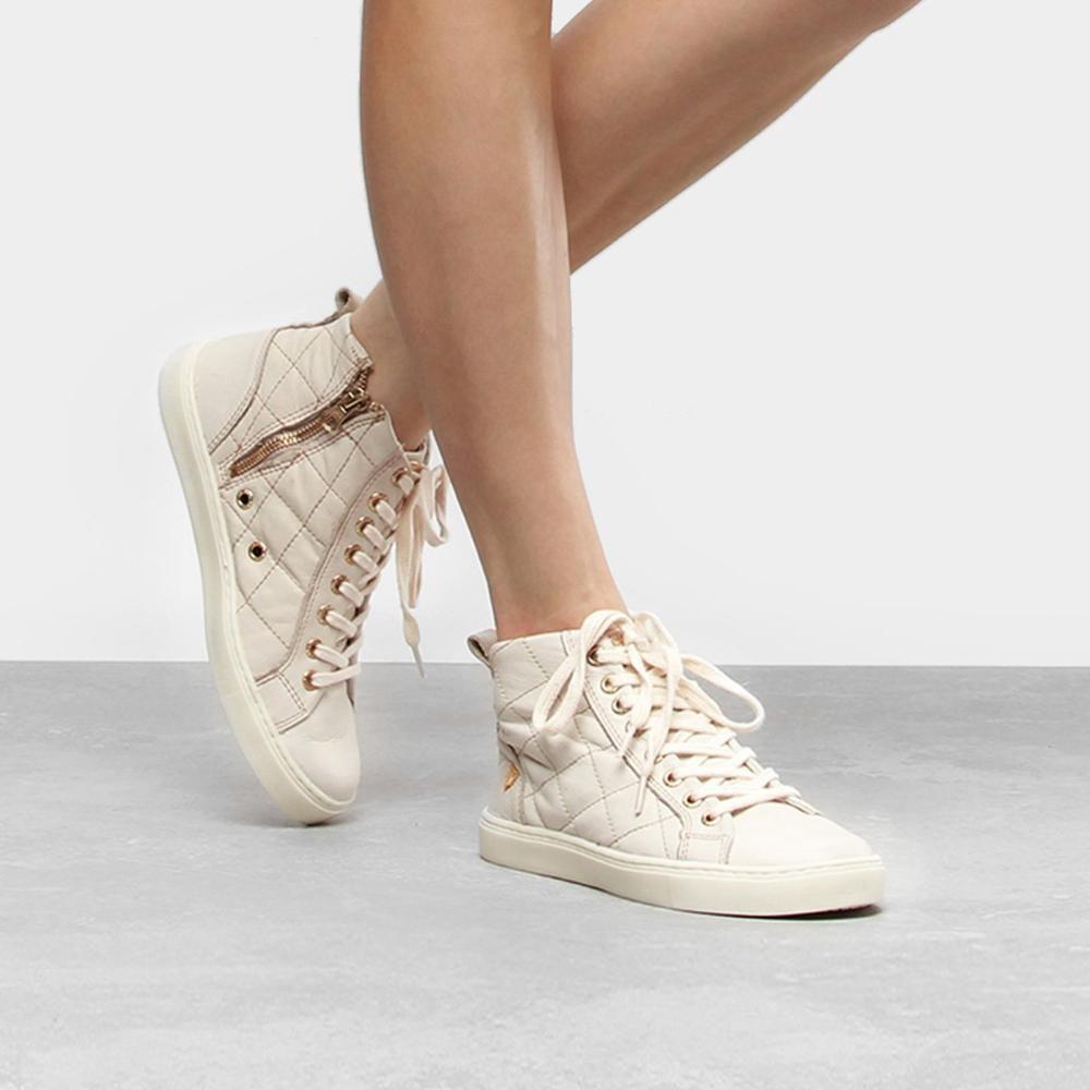 Tênis Couro Cano Alto Cavalera Barbara Feminino - Tênis Feminino - Magazine  Luiza