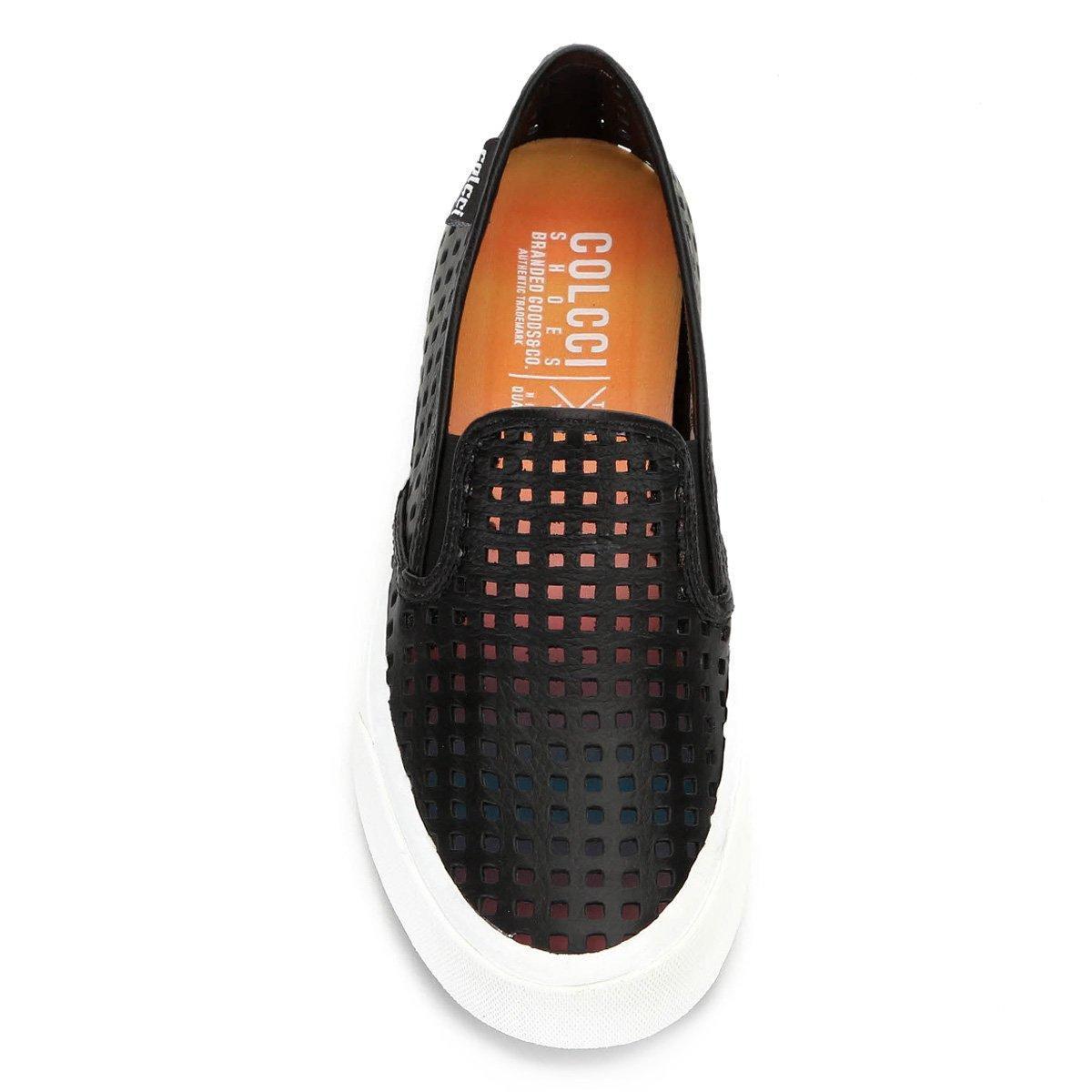 Tênis Couro Colcci Slip On Laser Fernanda Feminino - Slipper / Slip On  Feminino - Magazine Luiza