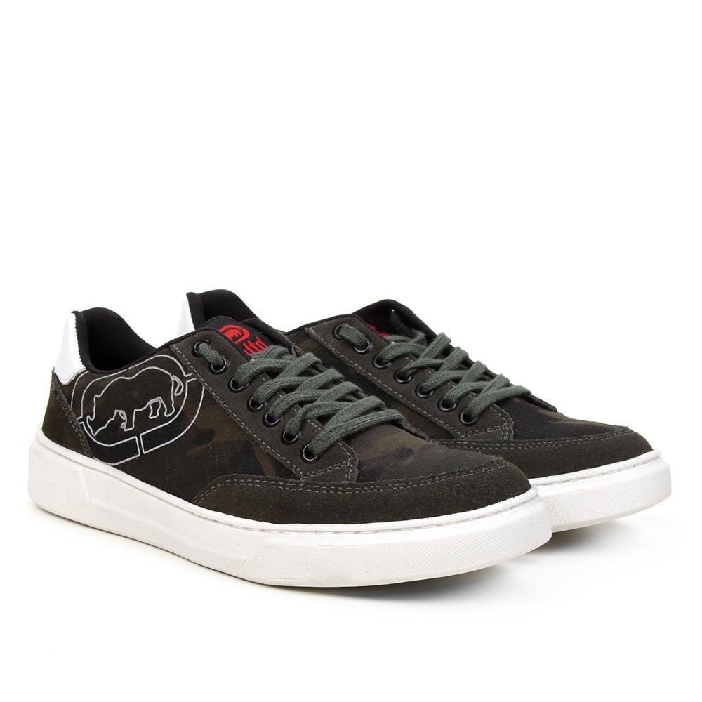 Tênis Couro Ecko Bicolor Masculino - Calçados Masculinos - Magazine Luiza