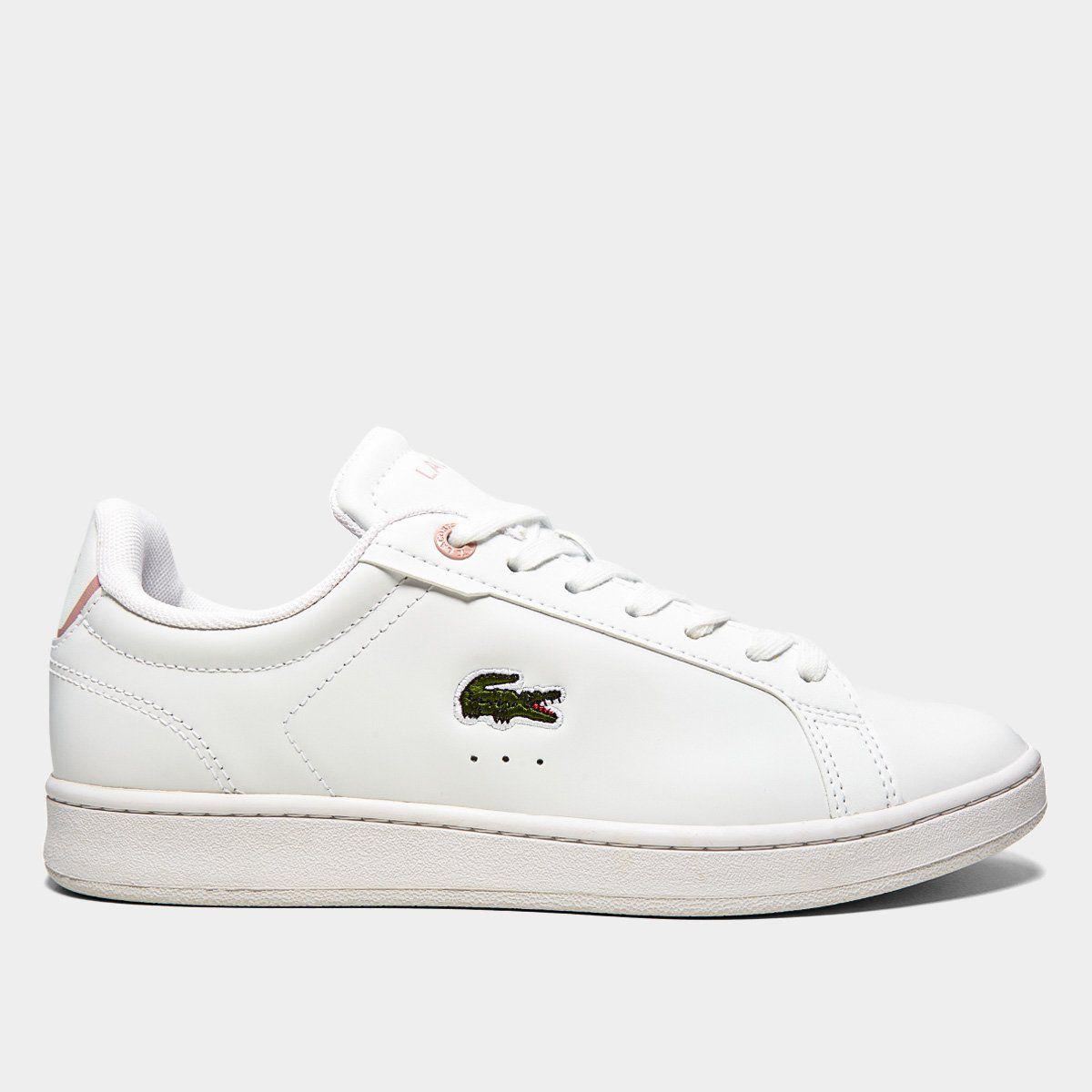 Tenis Lacoste Carnaby Evo Feminino Branco Ténis Lacoste Carnaby