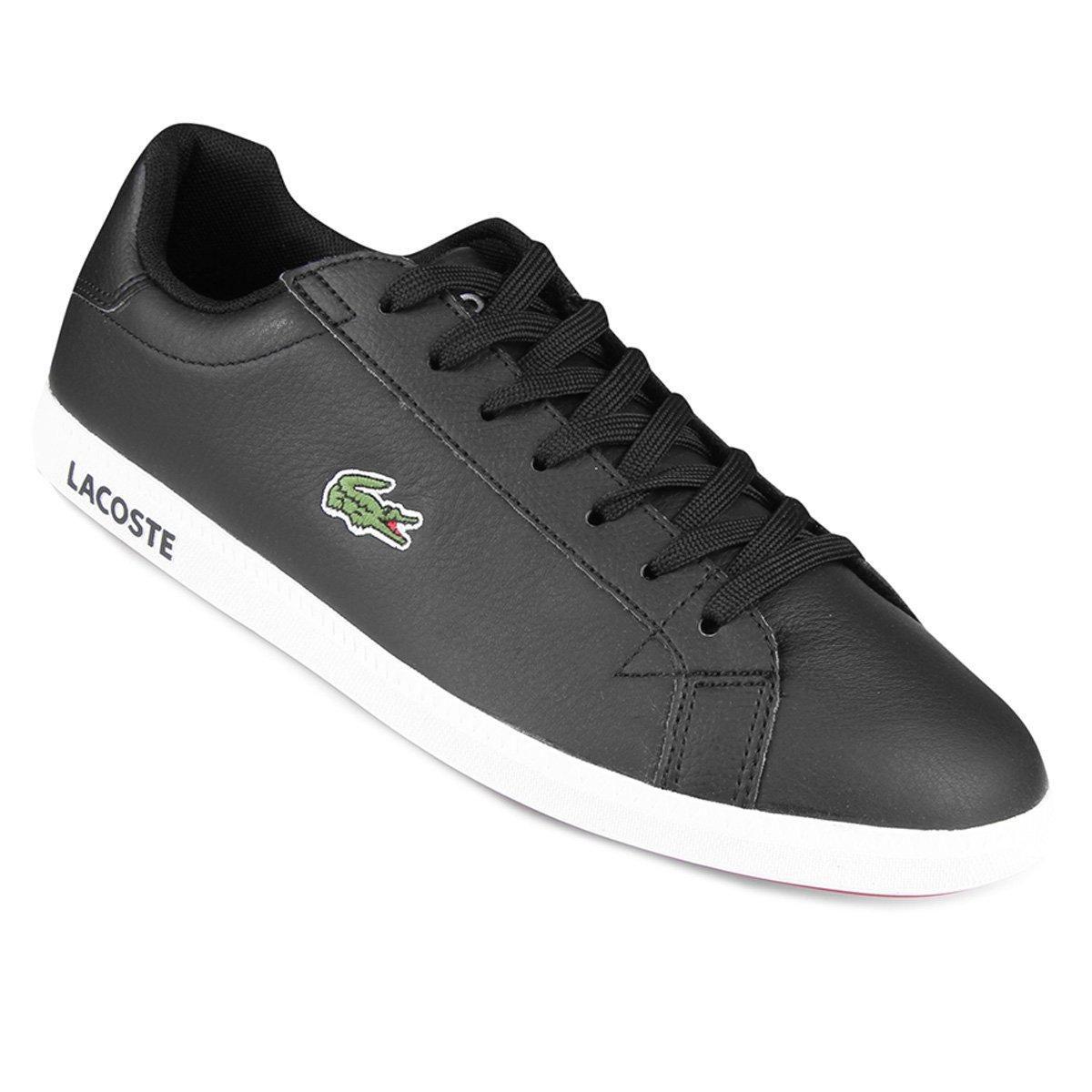 tenis lacoste masculino cano alto