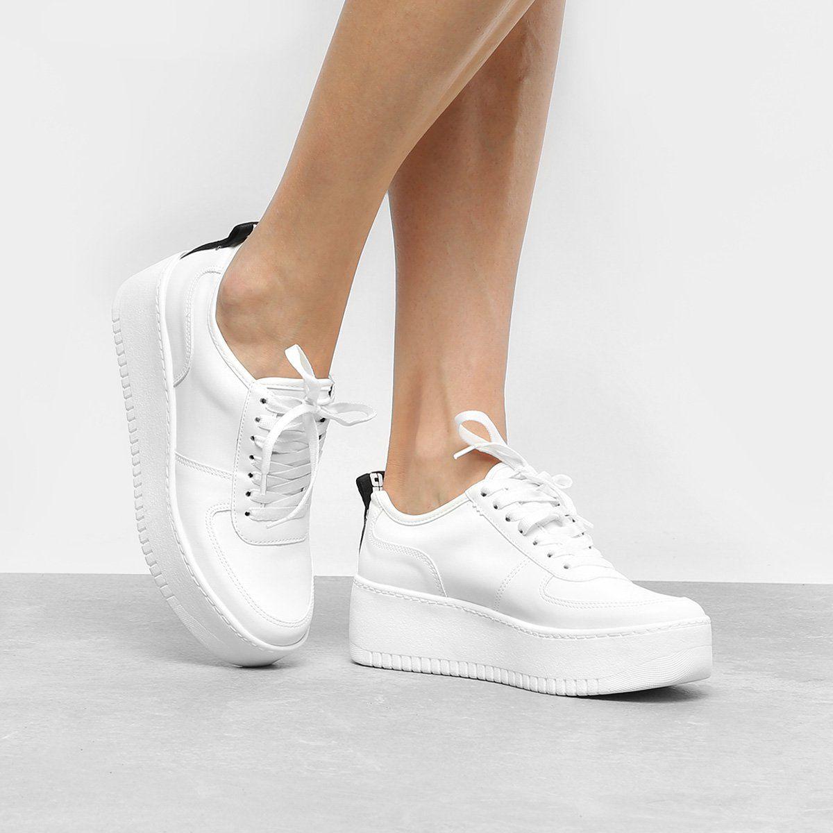Tênis Flatform Santa Lolla Tenis Branco TENIS SANTA LOLLA FLATFORM
