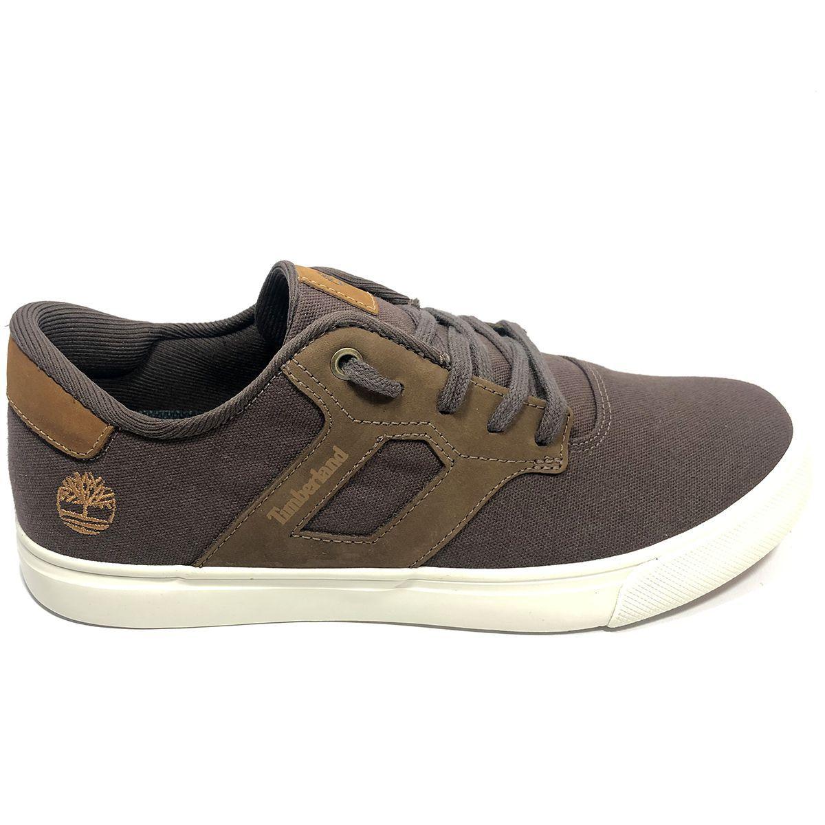 tenis couro timberland