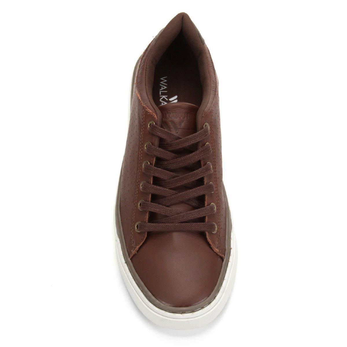 tênis couro walkabout perfuros new york masculino