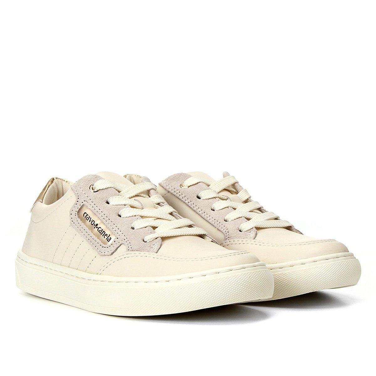 tenis sneaker cravo e canela