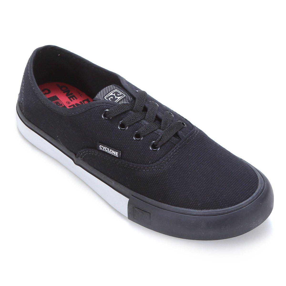 Cyclone Clearance Sapato Da Cyclone Preto Cyclone Laguna Tenis Da