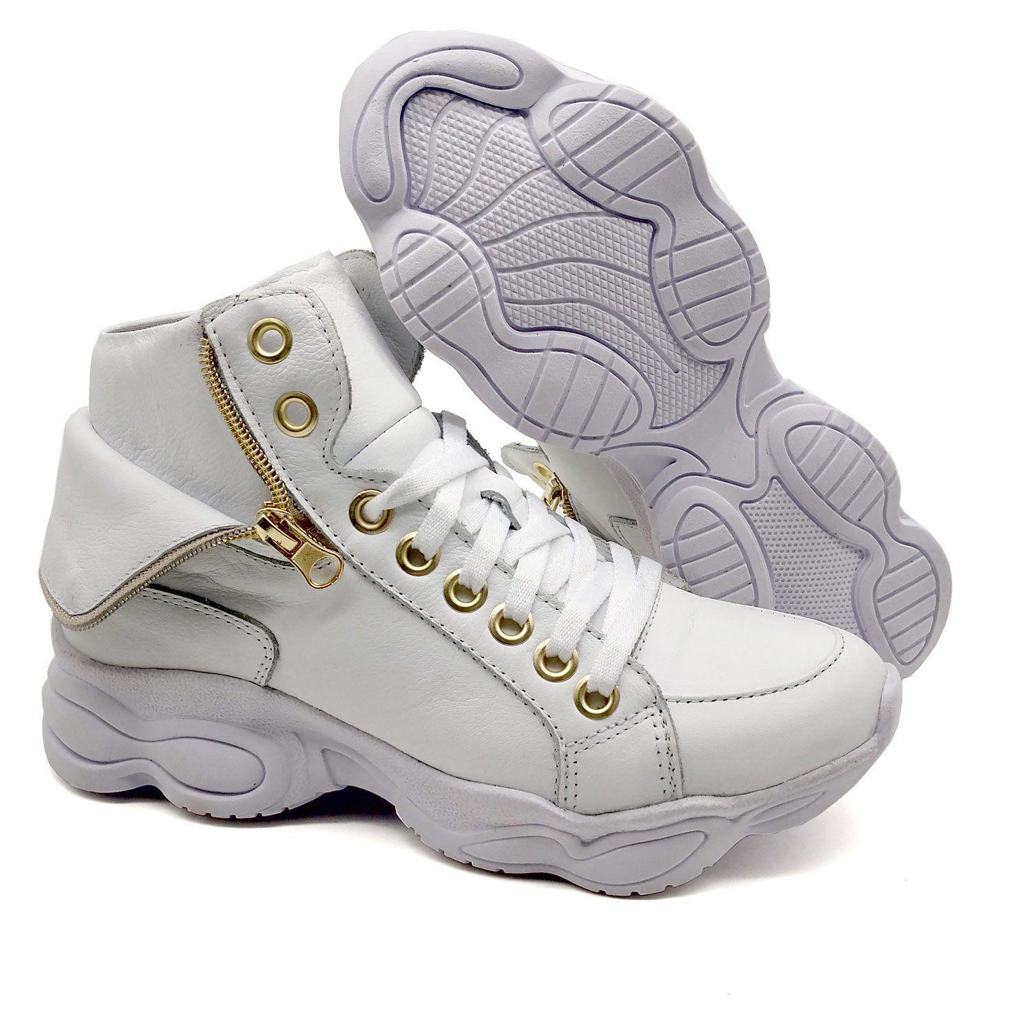 TENIS DAD Chunky SNEAKER FEMININA BM BRASIL 250/04 BRANCO - Bmbrasil ind. e com. de calçados - Tênis Feminino - Magazine Luiza
