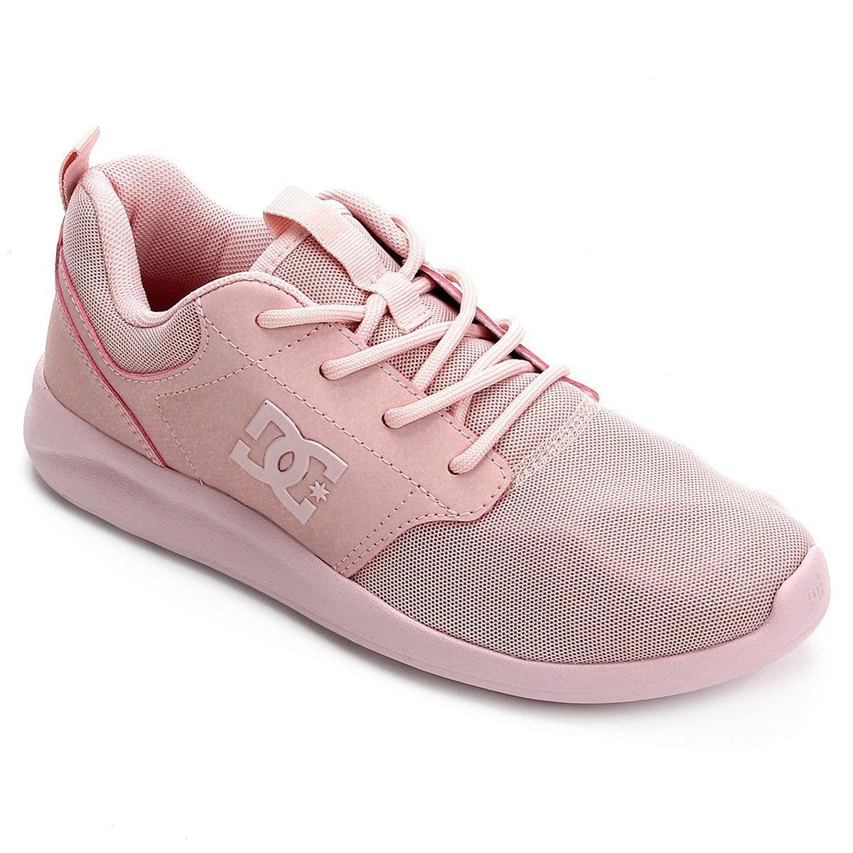 tênis dc shoes trase tx feminino rosa