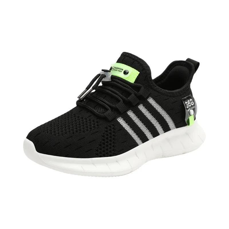 Tênis de Corrida Infantil Respirável e Leve Antiderrapante e