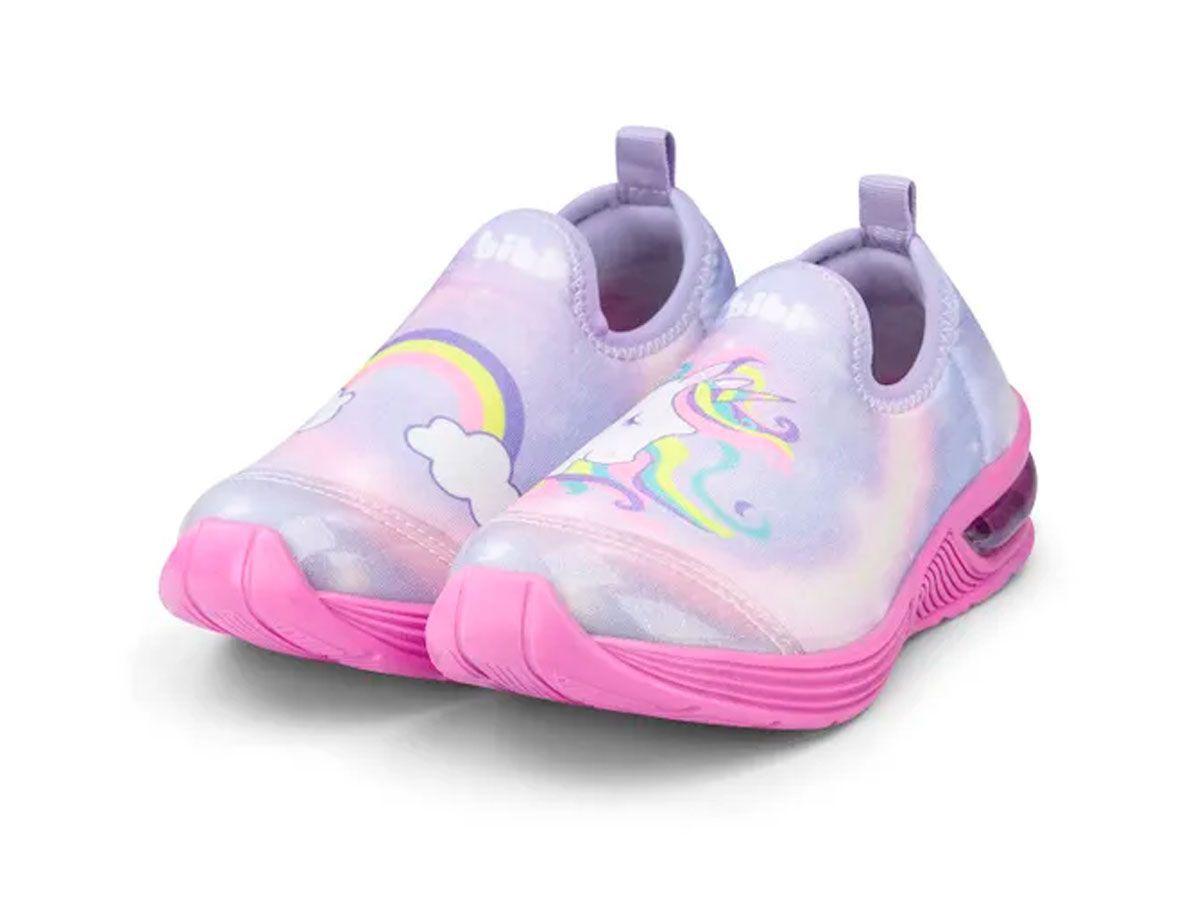 tenis de led unicornio