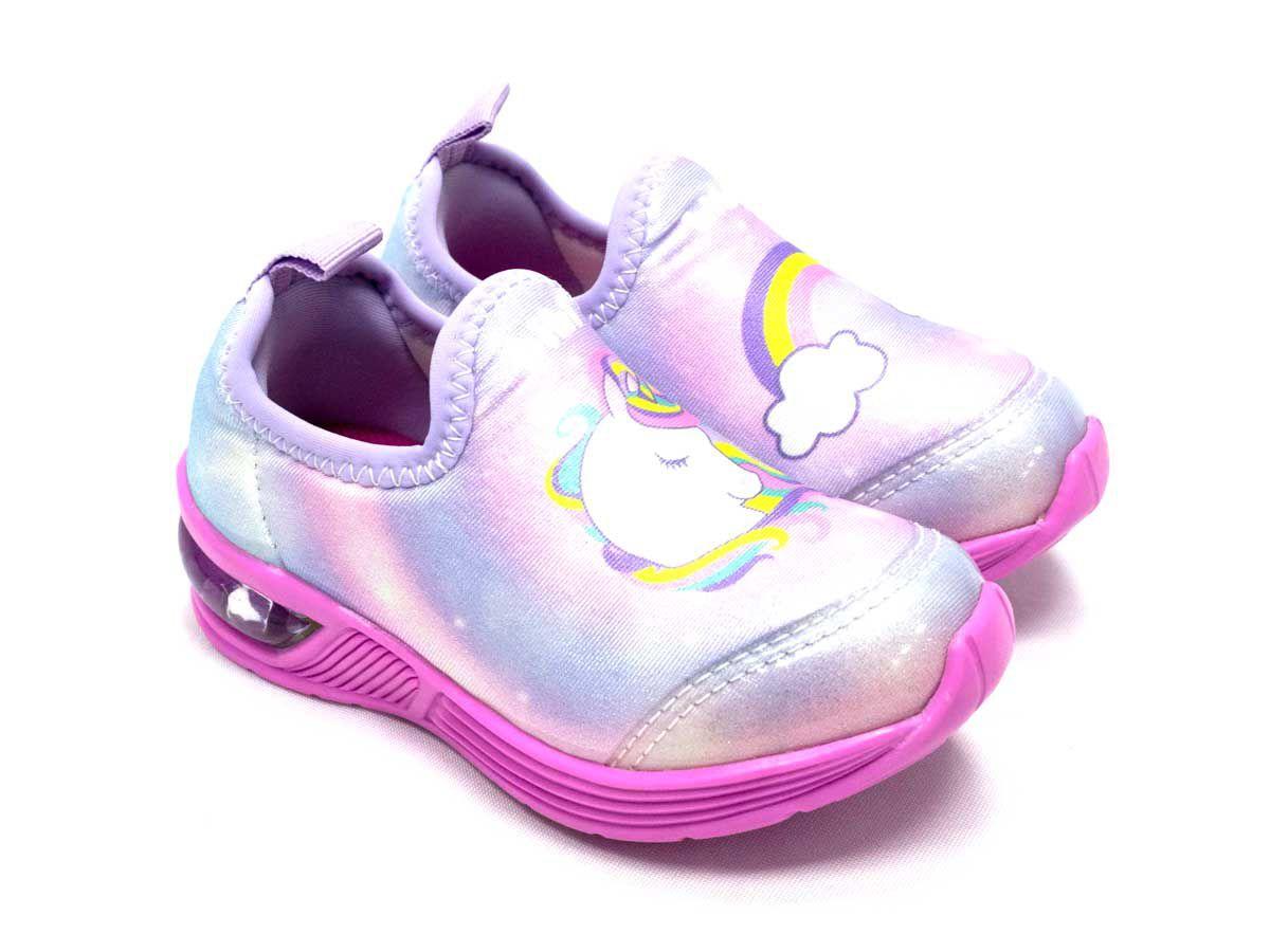 tenis de unicornio com led