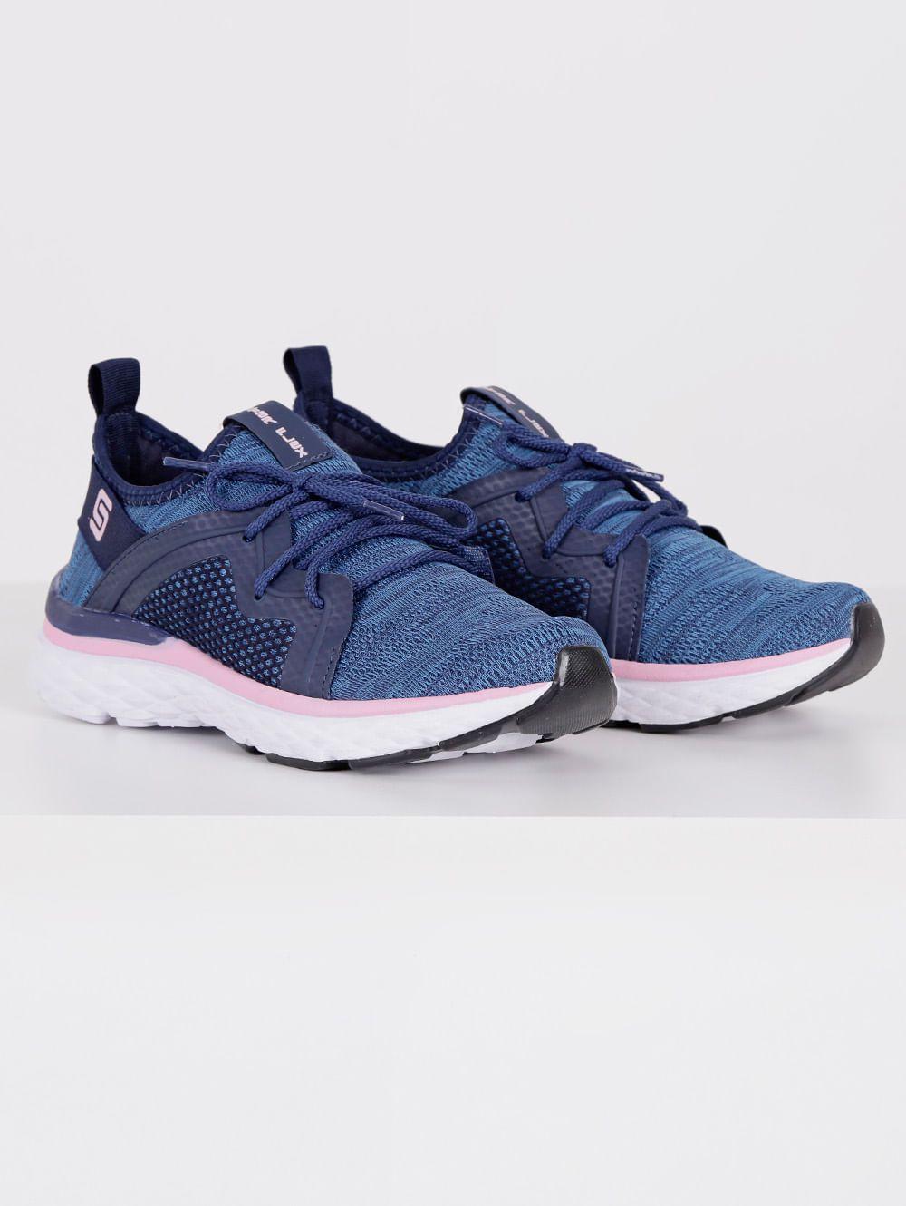 tenis nike feminino azul marinho e rosa