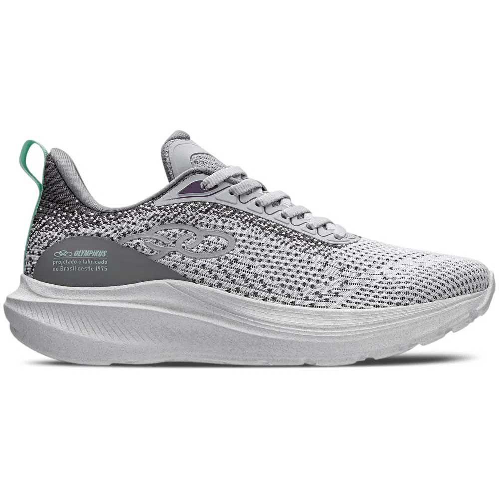 Tenis feminino cinza fashion escuro